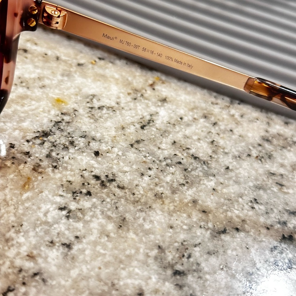 Maui Jim Tortoise Shell Pink Sunglasses - Picture 7 of 12